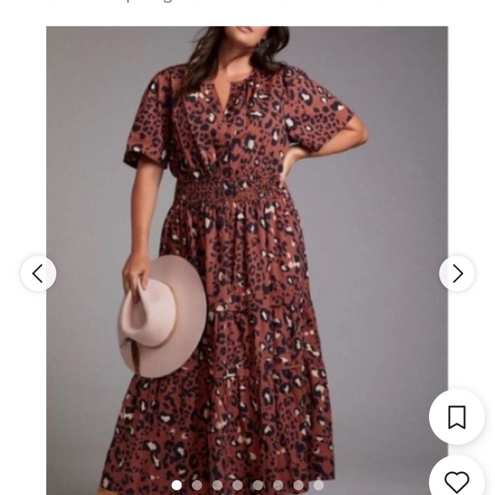 Maeve Somerset Leopard Maxi Dress